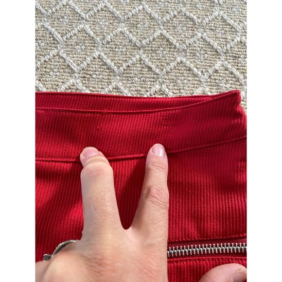 Vintage 90s Red Miniskirt - Picture 3 of 6